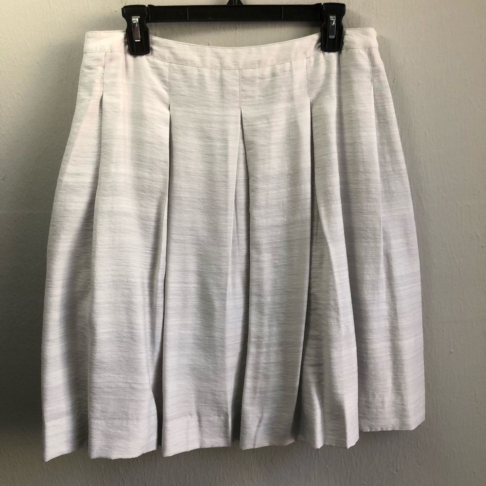Etcetera pleated circle skirt 8 gray.